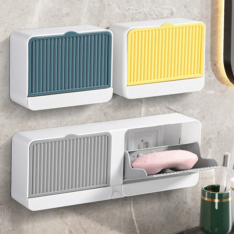 Double G Soap Shelve Home Soap Cartridges Cover Free of perforated wall-mounted Leachate Multi-functional depository disc Divine Instrumental