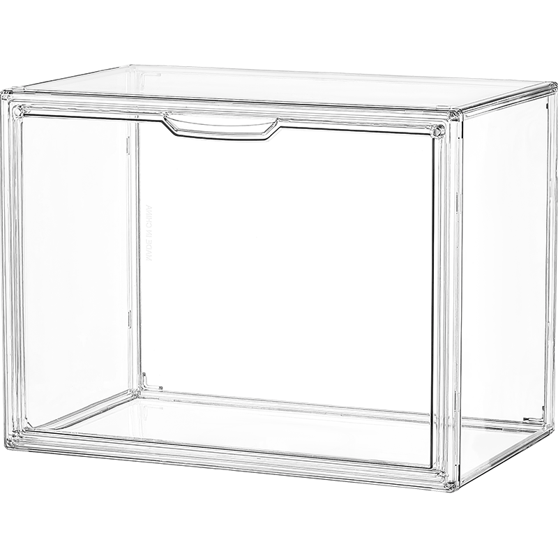 Book storage box transparent dustproof rack
