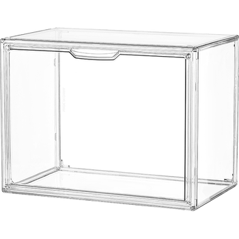 Book storage box transparent dustproof rack