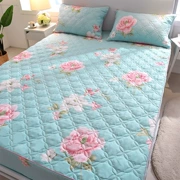Giường cotton một mảnh tùy chỉnh chăn Simmons bảo vệ dày lên chống trượt mỏng nệm màu nâu nệm nệm trải giường 1,8m