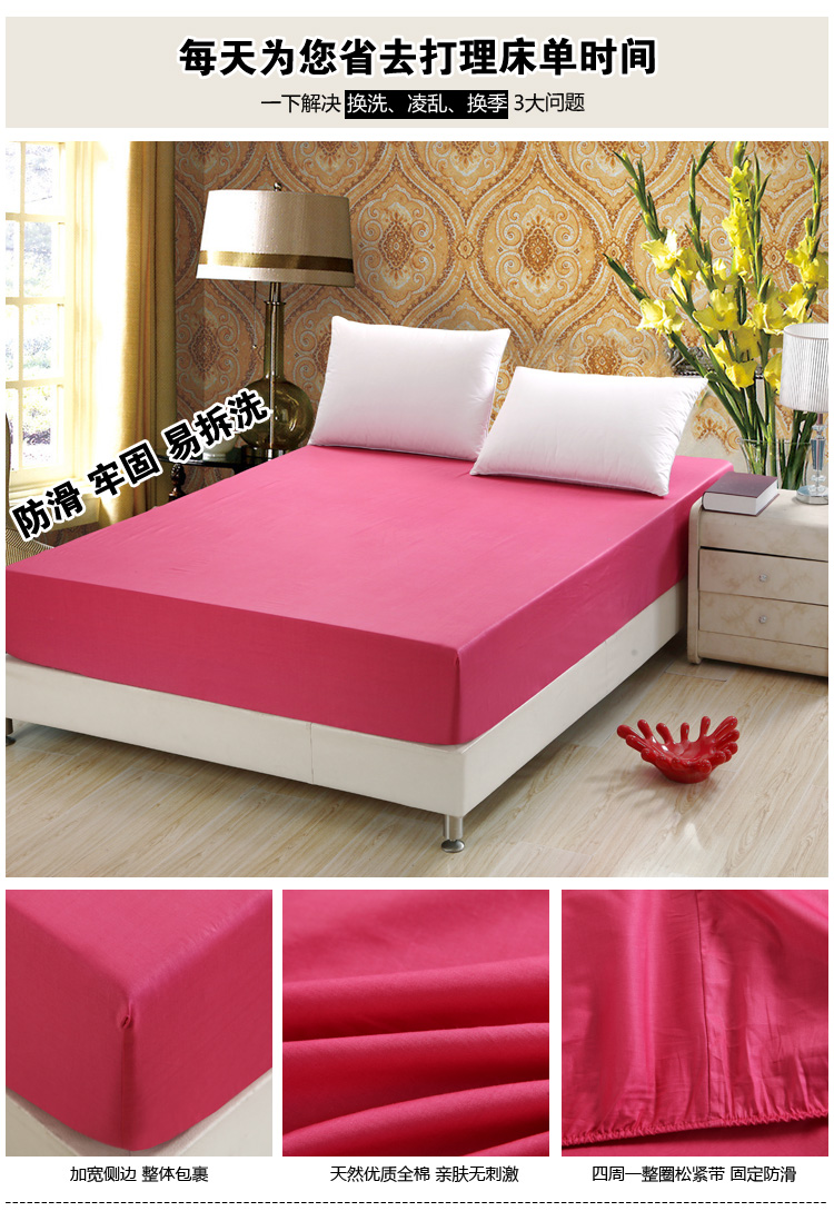 Giường bông đơn tùy chỉnh cotton 1,8m trải giường 1,5m trải giường trải giường trải giường Simmons nệm nệm - Trang bị Covers Ga phủ giường là gì