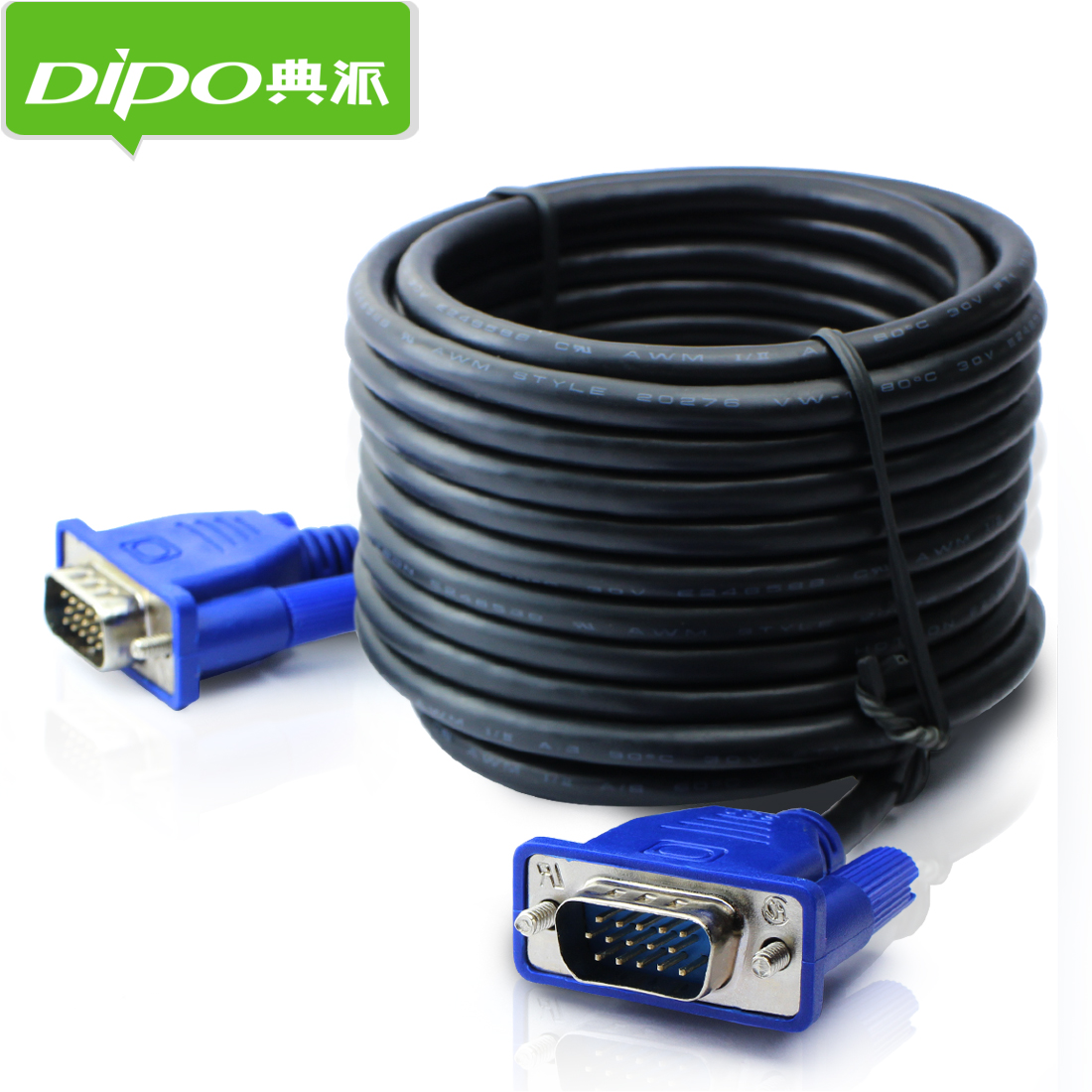 Computer VGA video display cable Display extension cable Monitoring projector cable 40 meters 50 meters VGA cable