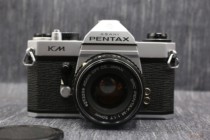 95 new Pentax KM Taikuma 50 2 set 135 film SLR camera