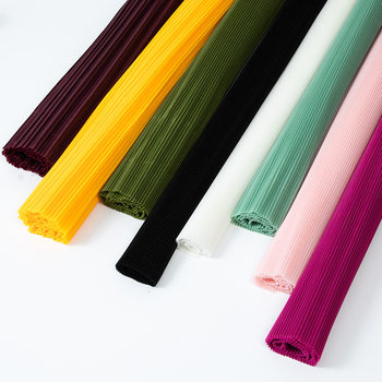 Issey Miyake Pleated Texture Cloth Corrugated Pleated Packaging Gauze DIY Handmade Fabric Flower Wrapping Paper