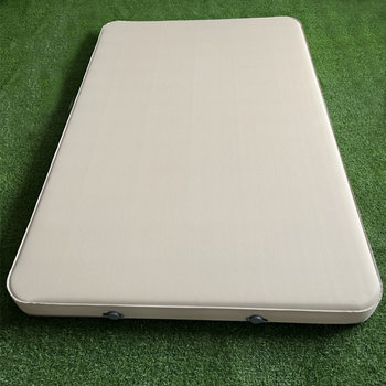 In-Stock Outdoor Horizontal Hole Automatic Inflatable Mattress Sponge 3D Cheese-Shaped Rebound Tent Camping Inflatable Bed