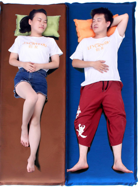 Outdoor Automatic Inflatable Mattress Single-Person Model, Thickened and Widened, Sleeping Mattress for Tent, Outdoor Camping Air Mattress