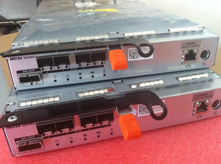 DELL MD3600F OPTICAL STORAGE CONTROLLER 4*8GB FC PORT CG87V FHF8M WITH WARRANTY