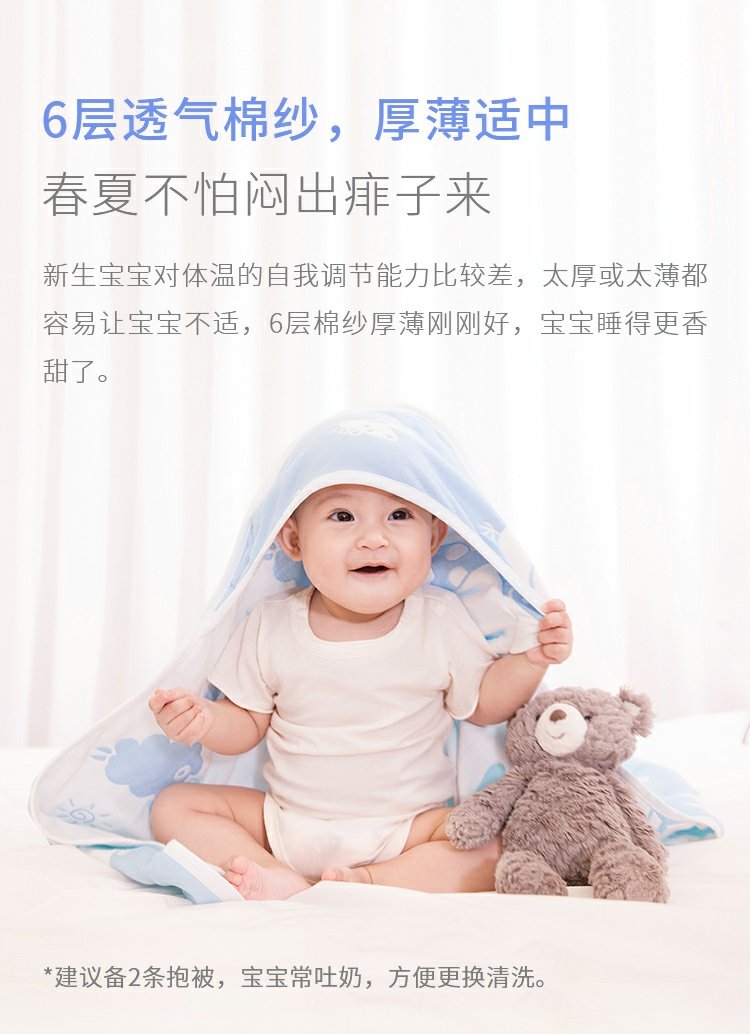 Sợi bông trẻ em sớm được bao phủ bởi túi cotton sơ sinh, bông mùa hè, khăn, chăn, mùa xuân và mùa thu cho bé - Túi ngủ / Mat / Gối / Ded stuff chăn gối em bé