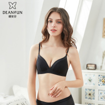 Butterfly Anfen summer new bra gathers thin non-steel ring skin-friendly soft breathable solid color glossy ladies underwear