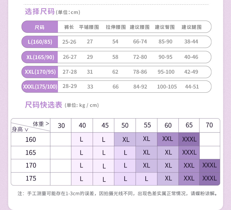 【蝶安芬】女士内裤纯棉抗菌4条装