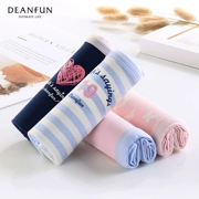 Deanfun bướm anfen căng bông dễ thương in giữa tăng Boxer của phụ nữ đồ lót hộp quà tặng