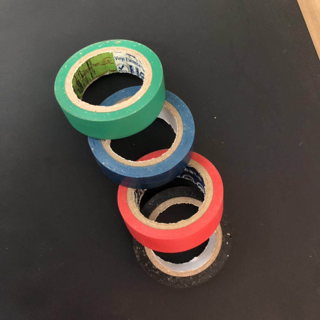 Electrical tape waterproof PVC electrical insulation tape flame retardant lead-free electrician black red tape super sticky