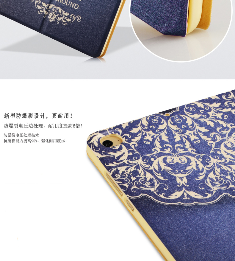 3 kê nắp bảo vệ bằng phẳng 7,9 inch Ngủ 4 mi pad tấm bao da máy tính 1 kê kháng A0101 thả vỏ 2 - Phụ kiện máy tính bảng ốp lưng ipad pro 11