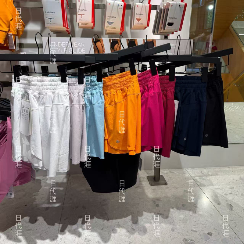 Direct Shipping from Japan with Tax Included Lululemon Shake It Out High-Waisted Shorts Running 2.5inch 4inch Puffy Pants
