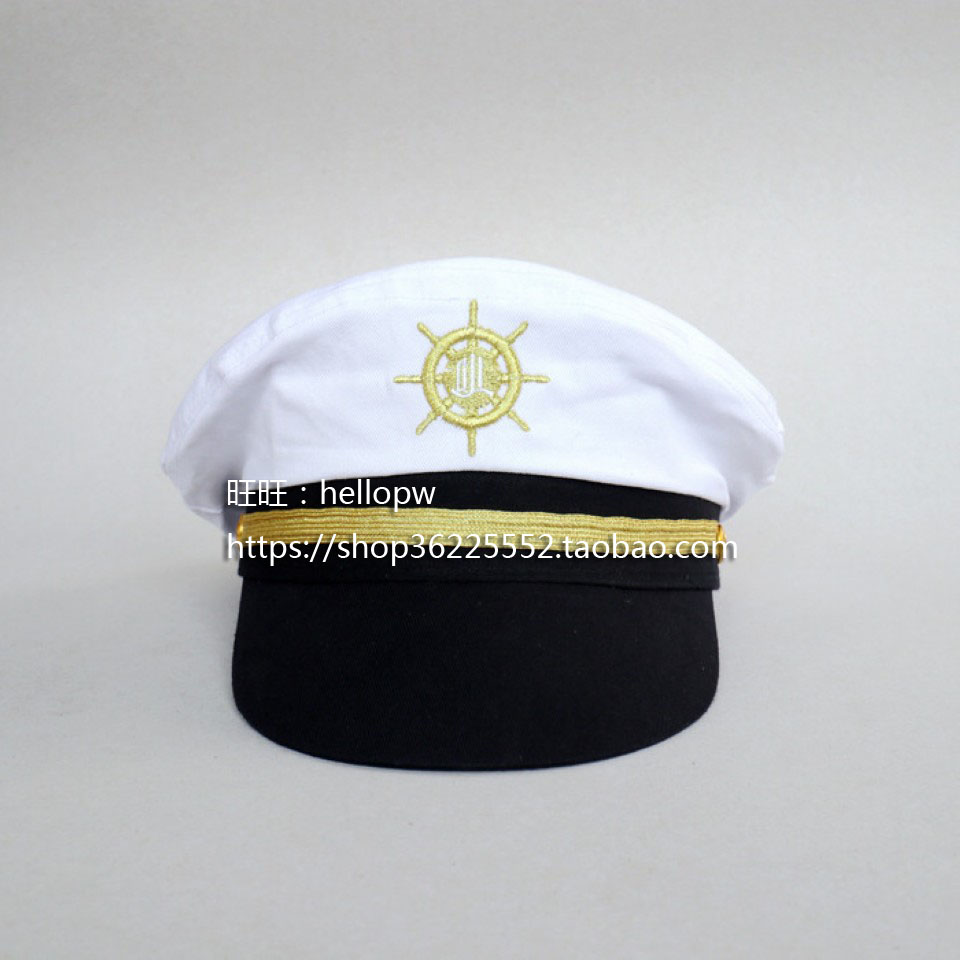 舵輪復古男女海軍帽船長帽軍帽水兵水手製服帽夜店空軍帽cosplay 舵輪復古男女海軍帽船長帽軍帽水兵水手製服帽夜店空軍帽cosplay