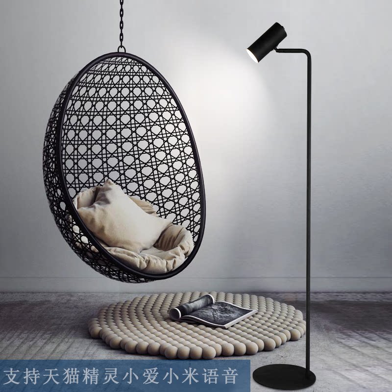 Floor lamp living room Nordic modern minimalist bedroom sofa corner study bedside vertical led intelligent reading lamp
