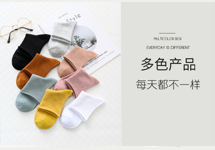 Mùa xuân và mùa hè phần mỏng thoáng khí vớ của phụ nữ lỏng lẻo vớ lưới của phụ nữ mang thai tháng vớ cotton trẻ em vớ trong đống vớ - Bít tất nữ tất nữ Hàn Quốc bền đẹp