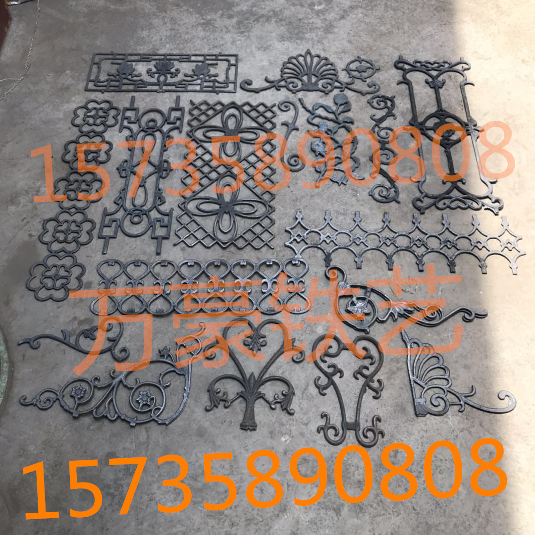 Iron door flower accessories Masteel casting cast iron flower iron door flower door decoration iron flower railing flower decorative iron art