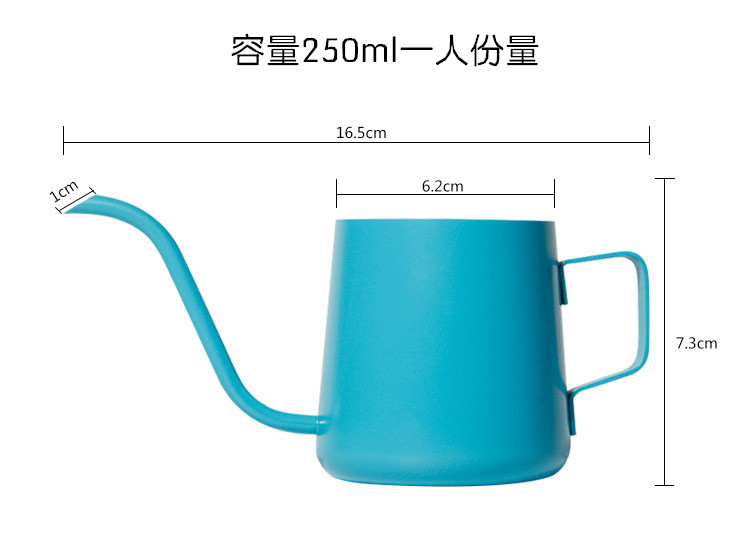 Tay- rửa cà phê nồi treo tai miệng dài nhỏ miệng nhỏ hộ gia đình nhỏ giọt bộ lọc với thiết bị thiết lập dày 304 thép không gỉ bình pha cà phê