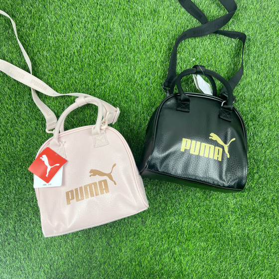 정품 스팟 PUMA 여성 패션 스포츠 및 레저 레트로 골드 라벨 숄더 핸드백 078328