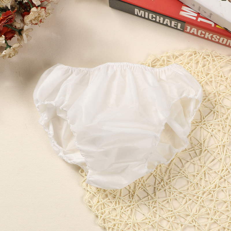 Thickened non-woven disposable underwear for men and women sauna massage sauna foot bath travel sweat steam paper bath pants disposable pants