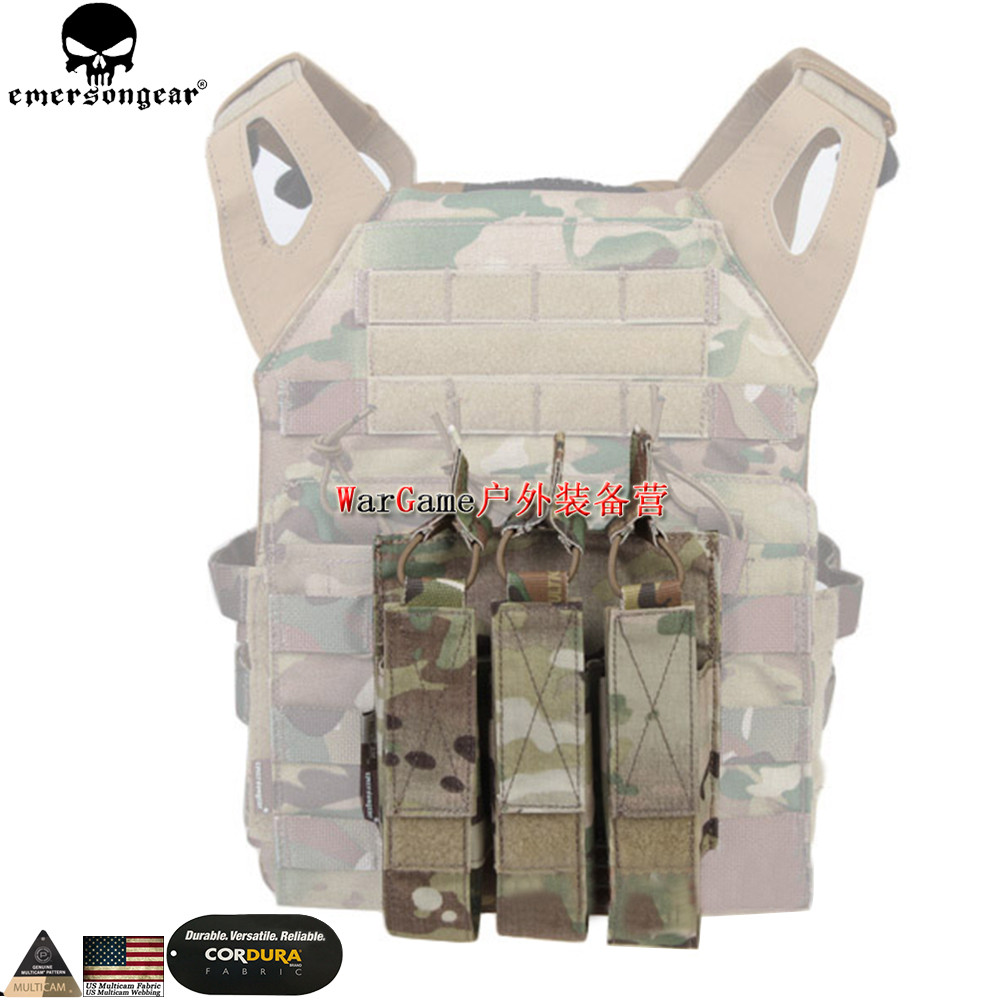 Emerson outdoor MP7MP5 modular triple clip bag tactical clip bagging camouflage vest sub-bag EM6357