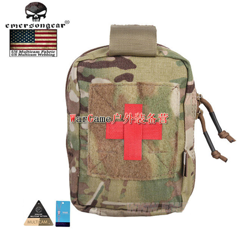 Love Merson MC Original Pint Webbing Camouflay Field Outdoor Tactical Medical Kits First Aid Kits Inclusions Bag Vests