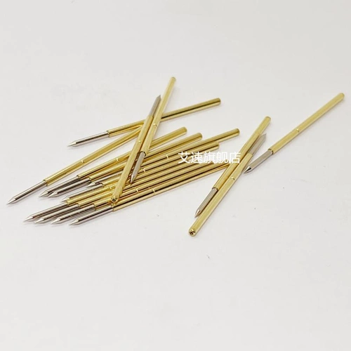 Игла для проверки зонда PL75-B1, наконечник p111, наперсток 1,0 мм, пружинная игла, общая длина 33,35 мм, головка 0,74 мм