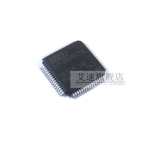 MCU32BIT256KB/Flash Microcontroller STM32F205RCT6 Пакет QFP-64