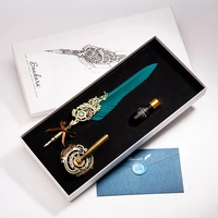 (Золото) Фэнтезийные перья (зеленый)