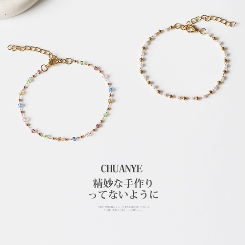 Изысканный браслет из бисера, браслет из бусин ручной работы, ювелирное украшение, легкий роскошный стиль, изысканный стиль, подарок на день рождения