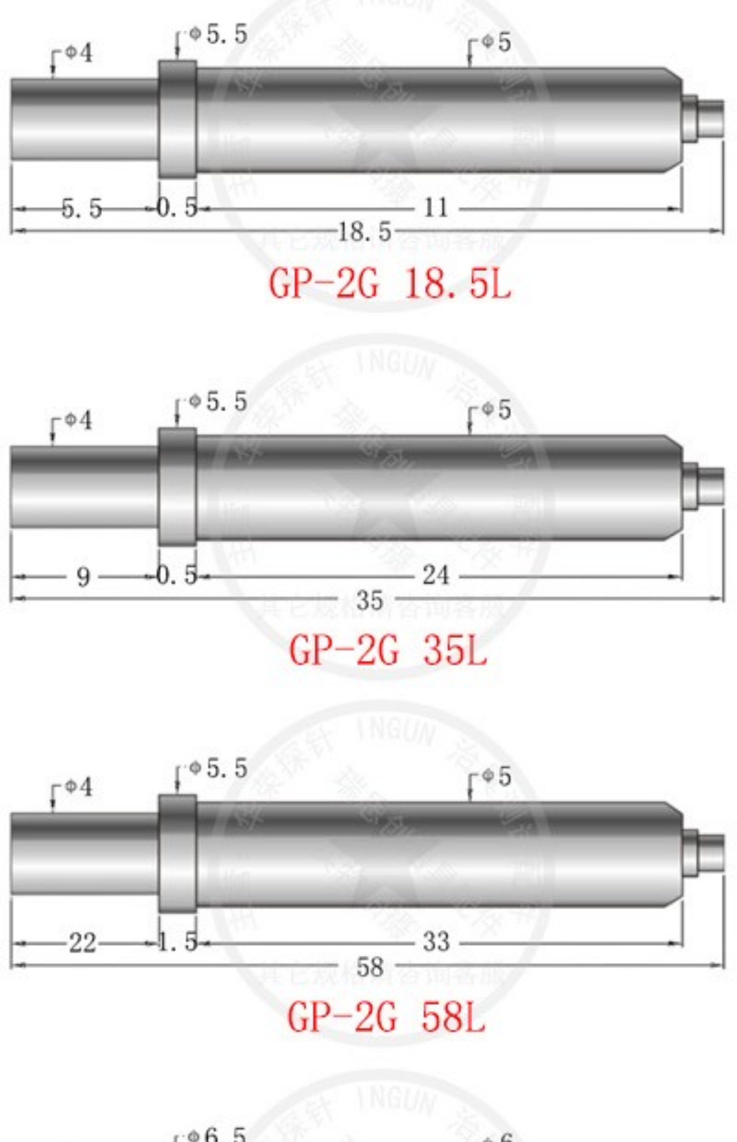 Support Pin Table Sp GP-2T Fixture Light Plate Positioning Pin PCB Spring Thimble Support ...
