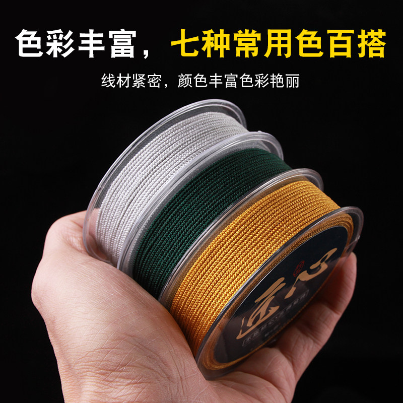 文玩线绳手串绳：耐磨无弹力星月金刚佛珠串珠绳子，手工编织高端玉线，你值得拥有！-线-淘宝好物网