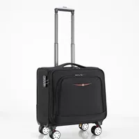 Новый стиль черный (таможенный замок + амортизирующее тормозное колесо + подстаканник + двухслойная взрывозащищенная молния 𫔀)