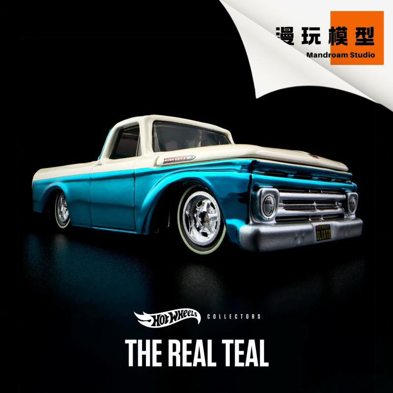 Hot Wheels Rlc 1/64 Ford 1962 Ford F100 Open-Top Pickup Electroplated Blue Hot Wheels Rlc 1/64 Ford 1962 Ford F100 Open-Top Pickup Electroplated Blue
