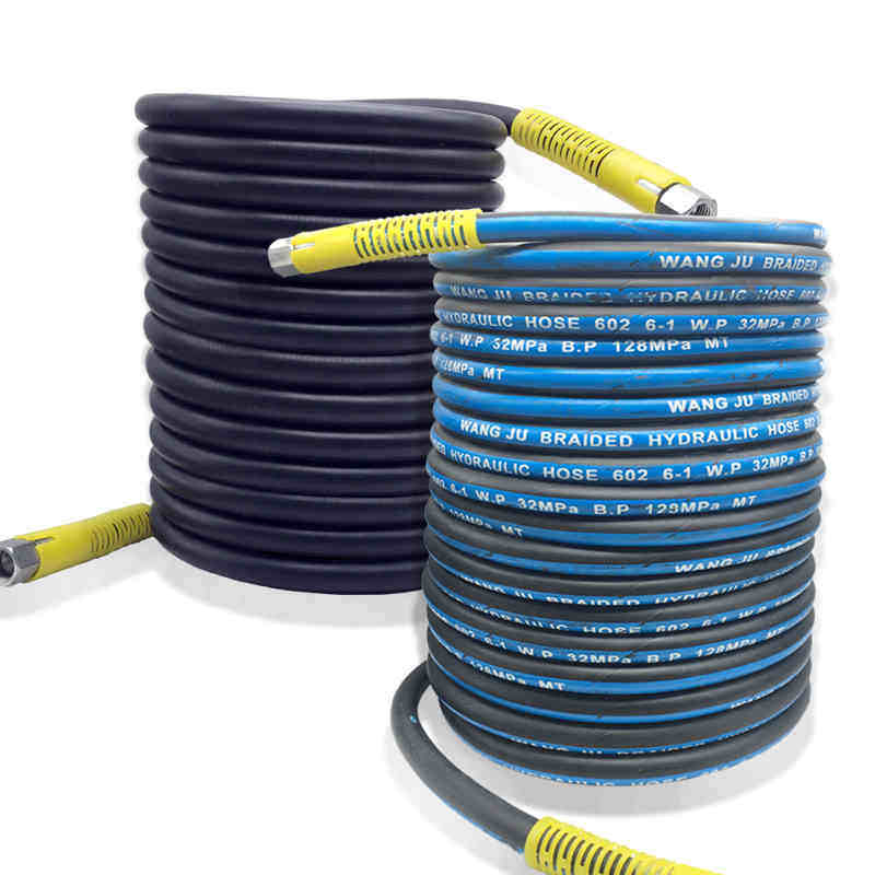 Abrasion resistant ultra high pressure steel wire pipe washing machine accessories 280380 55 58 58 cleaner water outlet pipe