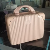 Ретро портативный чемодан, маленькая коробка для путешествий, ящик для хранения, 14 дюймов