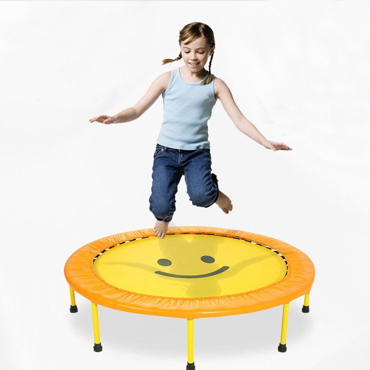 Trampoline Trampoline Children Cartoon Folding Springs Trampoline Indoor Entertainment Adult Fitness Bounce Jumping Bed Household Equipment