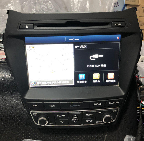 Modern IX45 Shengda Original Carplay Connected Carplay Bluetooth Navigation USB Video