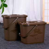 Tea set Tea residue bucket Tea bucket Plastic tea tray Tea bucket with tea partition filter waste water bucket Tea tray Water storage and drainage bucket