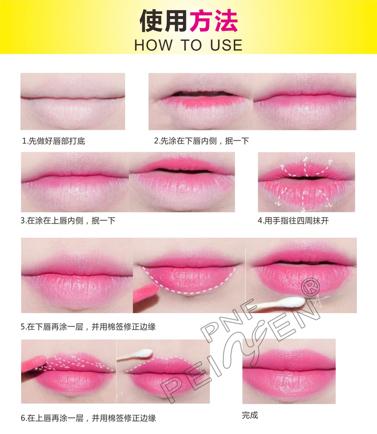 Son môi mini 6 bộ nhuộm môi bóng son bóng son môi dạng lỏng son môi cắn môi bền màu không dính cốc trang điểm 	son bóng nyx