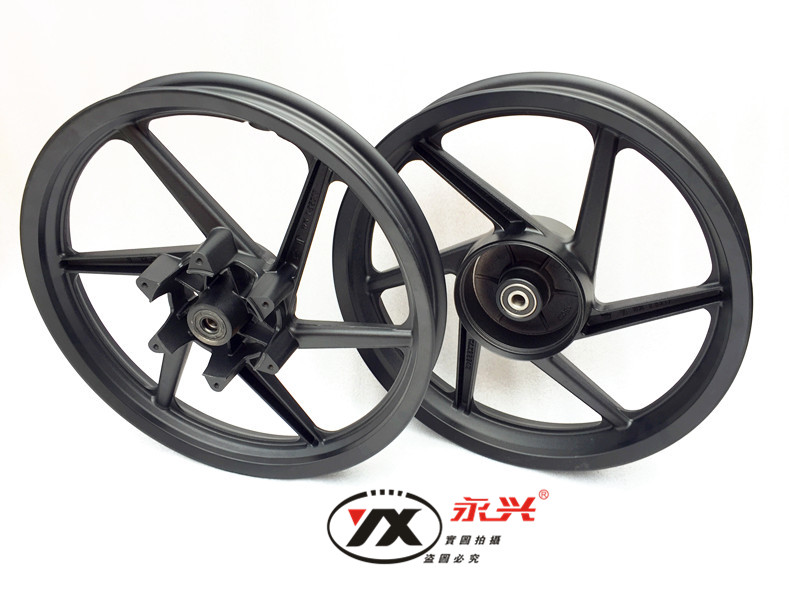 Qianjiang Yulong các bộ phận ban đầu QJ125-26 / QJ125-26A bánh xe vòng thép phía trước và sau - Vành xe máy vành xe honda