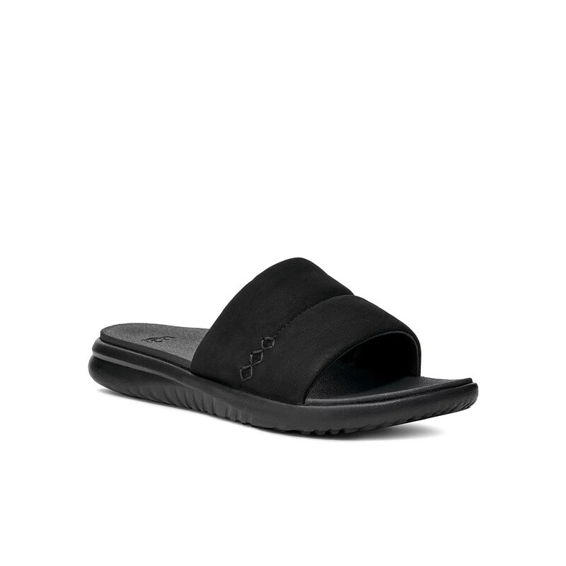 Authentic Ugg Summer Men's Comfortable Open-Toe Simple Casual Nubuck Leather Slippers 1170559
