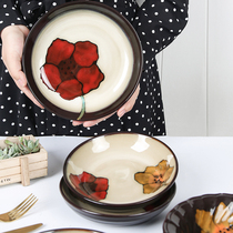 (Yuquan) Creative dishes set Chinese tableware plate plate plate Japanese fish plate fruit plate dinner plate home