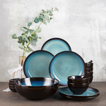 Yuzhen spring ceramic rice bowl single household large soup bowl bubble dish dish creative soup dish