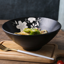Jade Spring Ye Dang Japanese ceramic bowl soup bowl with a salad bowl 7 inches hand painted large household noodles with noodle bowl