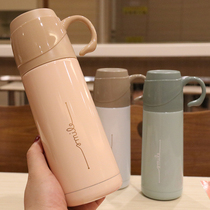 Simple fashion fresh portable stainless steel insulation pot drinking cup Male and female students Business car home