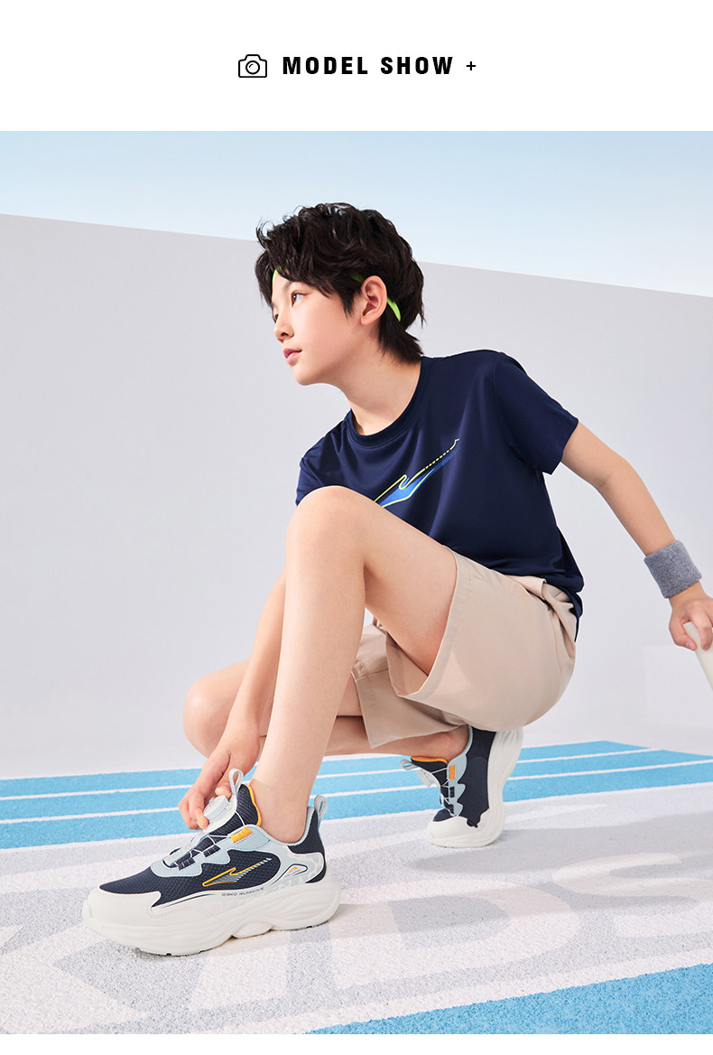 Ling Yue 3 | Hongxing Erke Kidsren's Shoes, Kidsren's Sports Shoes, Autum Mesh Youth Running Shoes, Boys' New Shoes — 19