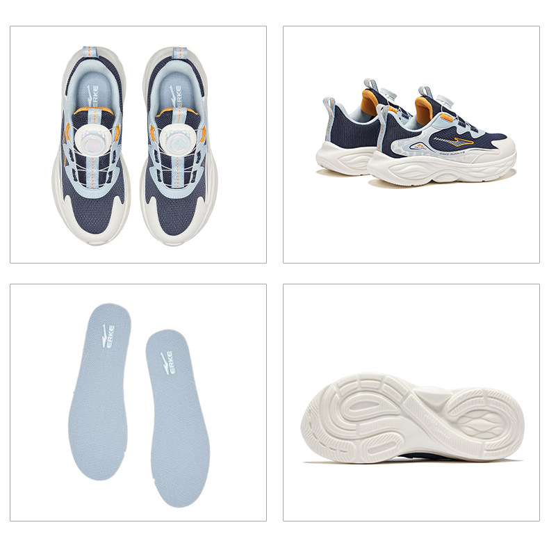 Ling Yue 3 | Hongxing Erke Kidsren's Shoes, Kidsren's Sports Shoes, Autum Mesh Youth Running Shoes, Boys' New Shoes — 29