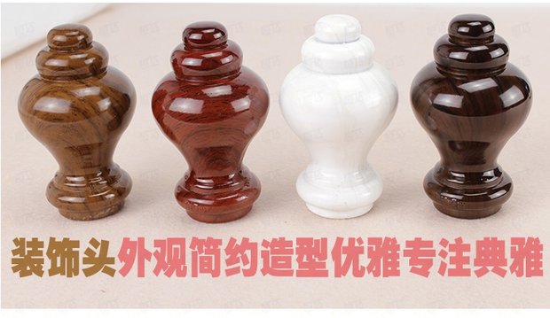 Hengda dày rèm thanh que La Mã đơn cực đôi cực rèm theo dõi đường sắt thẳng đường sắt đôi đường sắt uốn cong hợp kim nhôm câm - Phụ kiện rèm cửa thanh treo rèm cửa đa năng